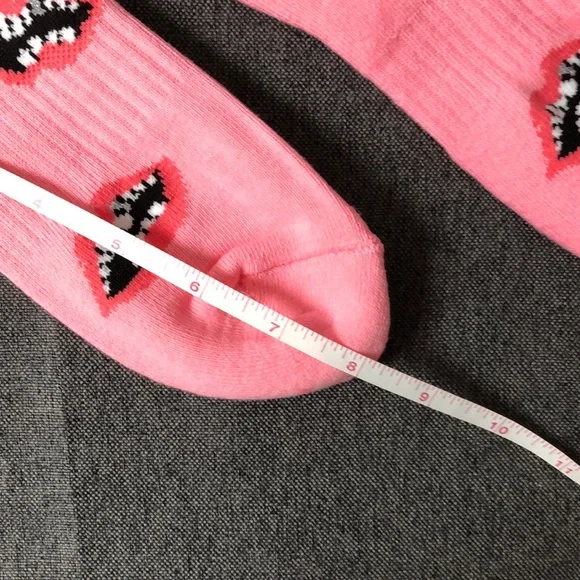 Chrome Hearts Pink Casual Socks Two-Tone Design 2 pairs - Picture 4 of 5